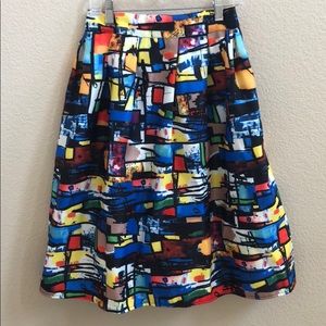 Must have multi color skirt